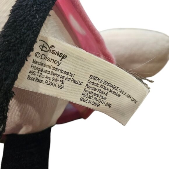 Disney Minnie Mouse 16" Baby Pink W/Polka Dots Stuffed Toy Plush - Picture 3 of 7